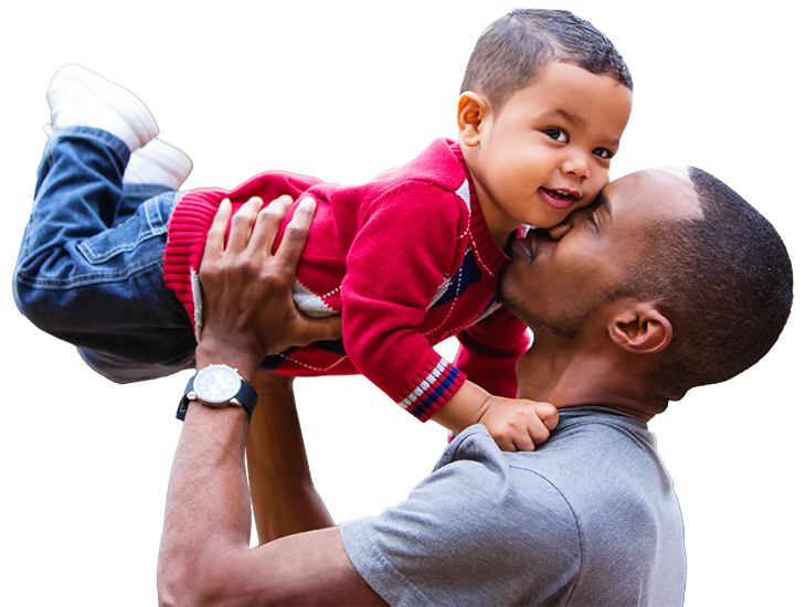 1-6-3-4-1-FindAPlan Adult holding child up in his arms