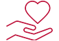 shadow-card-hand-heart hand heart icon